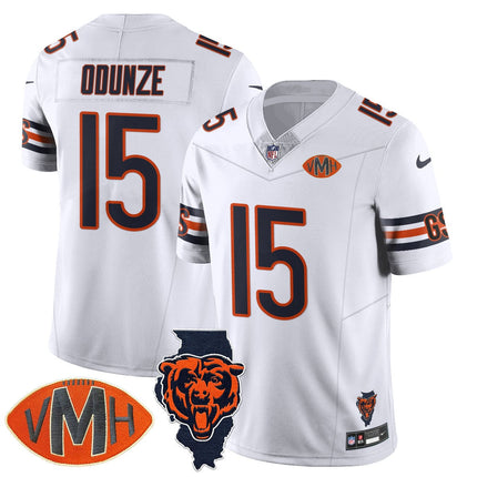 Custom Chicago Bears Honor Virginia Halas McCaskey Jersey - All Stitched