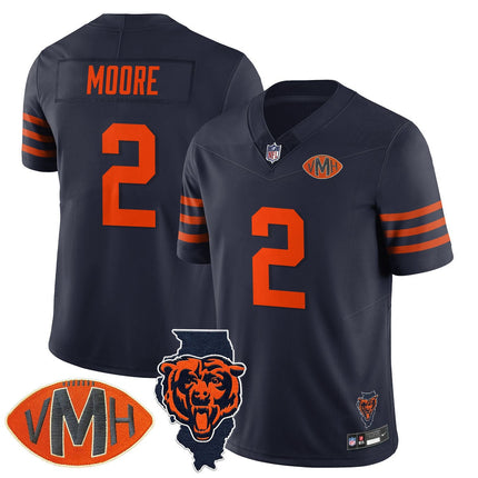 Women's Chicago Bears Honor Virginia Halas McCaskey Jersey - All Stitched