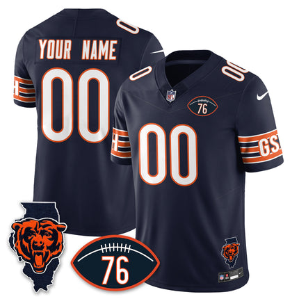 Chicago Bears Honor Steve McMichael Custom Jersey - All Stitched