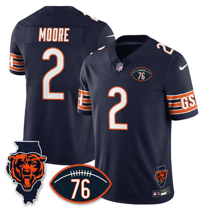 Chicago Bears Honor Steve McMichael Custom Jersey - All Stitched