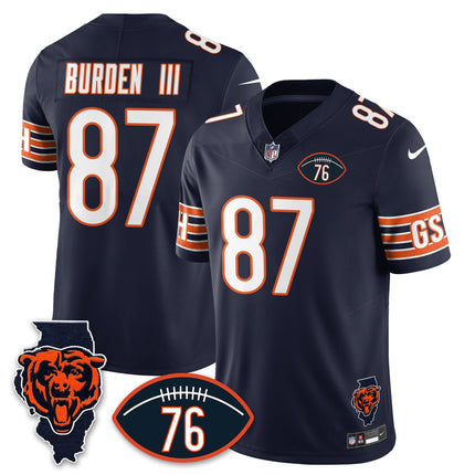 Chicago Bears Honor Steve McMichael Custom Jersey - All Stitched