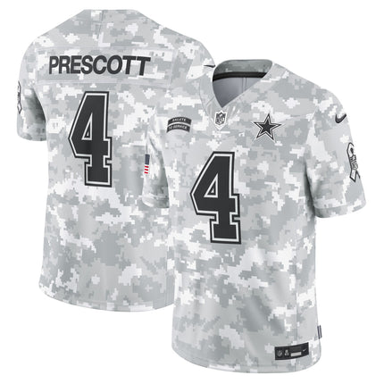 Dallas Cowboys 2024 Salute to Service Vapor Limited Jersey - Arctic Camo
