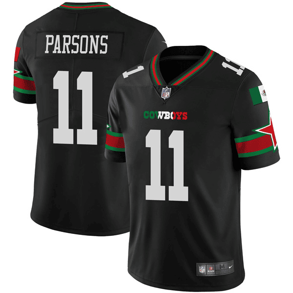 Dallas Cowboys Black Mexican Vapor Limited Jersey - All Stitched