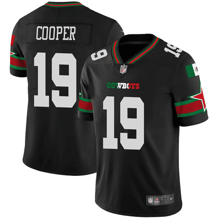 Dallas Cowboys Black Mexican Vapor Limited Jersey - All Stitched