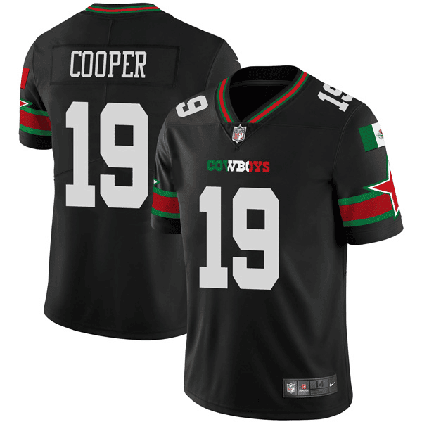 Dallas Cowboys Black Mexican Vapor Limited Jersey - All Stitched
