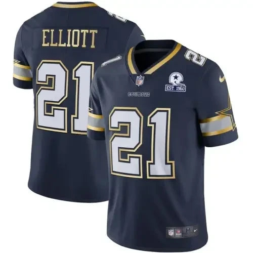 Ezekiel Elliott Dallas Cowboys Collection Jersey – All Stitched