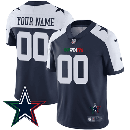 Custom Dallas Cowboys Limited Special Edition Jersey - All Stitched