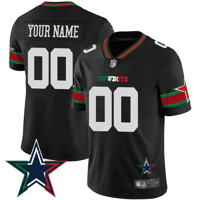 Custom Dallas Cowboys Limited Special Edition Jersey - All Stitched