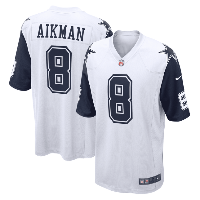 Troy Aikman White Dallas Cowboys Alternate Legends Game Jersey - All Stitched