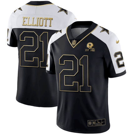 DALLAS COWBOYS ALTERNATE VAPOR BLACK GOLD LIMITED JERSEY - ALL STITCHED