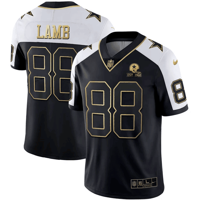 DALLAS COWBOYS ALTERNATE VAPOR BLACK GOLD LIMITED JERSEY - ALL STITCHED