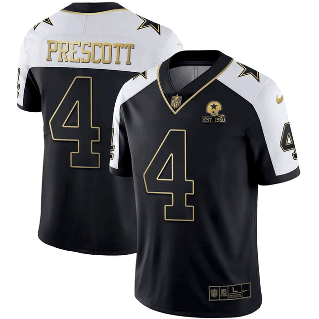 DALLAS COWBOYS ALTERNATE VAPOR BLACK GOLD LIMITED JERSEY - ALL STITCHED