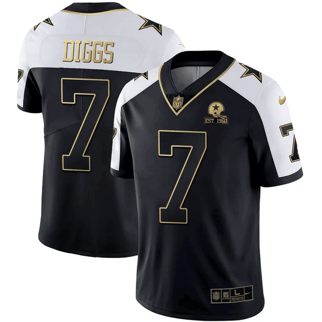 DALLAS COWBOYS ALTERNATE VAPOR BLACK GOLD LIMITED JERSEY - ALL STITCHED