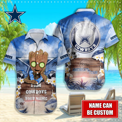 Dallas Cowboys NFL-Hawaiian shirt custom Q-48112