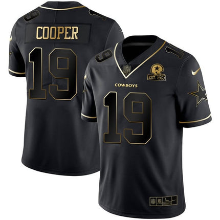 Men’s Dallas Cowboys Black Gold Jersey Collection – All Stitched