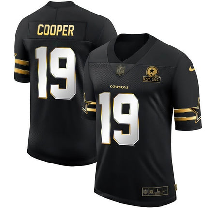 Men’s Dallas Cowboys Black Gold Jersey Collection – All Stitched