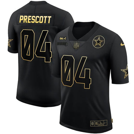 Men’s Dallas Cowboys Black Gold Jersey Collection – All Stitched