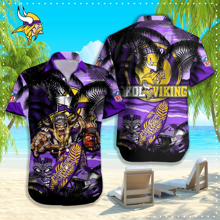 Minnesota Vikings NFL-Hawaiian shirt Q-48184