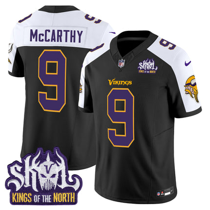 Men's Minnesota Vikings King Of The North Patch Throwback Vapor Limited Jersey - All Stitched