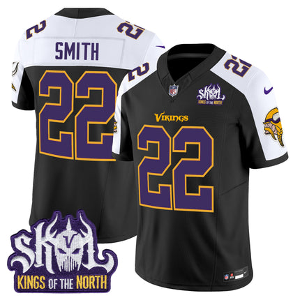 Men's Minnesota Vikings King Of The North Patch Throwback Vapor Limited Jersey - All Stitched