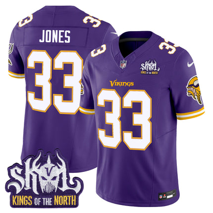 Men's Minnesota Vikings King Of The North Patch Throwback Vapor Limited Jersey - All Stitched