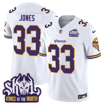 Men's Minnesota Vikings King Of The North Patch Throwback Vapor Limited Jersey - All Stitched