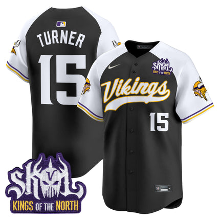Men's Minnesota Vikings King Of The North Patch Vapor Premier Limited Jersey - All Stitched
