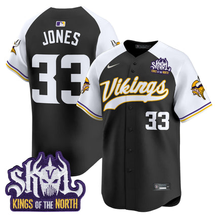 Men's Minnesota Vikings King Of The North Patch Vapor Premier Limited Jersey - All Stitched