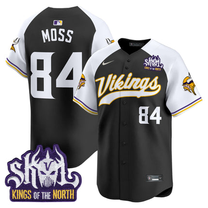 Men's Minnesota Vikings King Of The North Patch Vapor Premier Limited Jersey - All Stitched