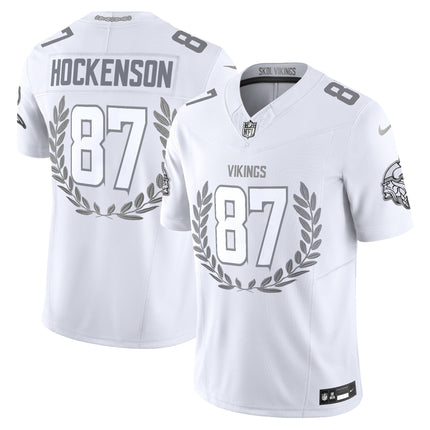 Minnesota Vikings Platinum MVP Vapor Limited Jersey - All Stitched
