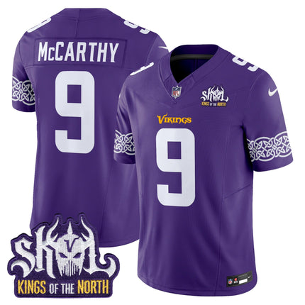 Men's Minnesota Vikings King Of The North Patch Vapor Limited Jersey V2 - All Stitched