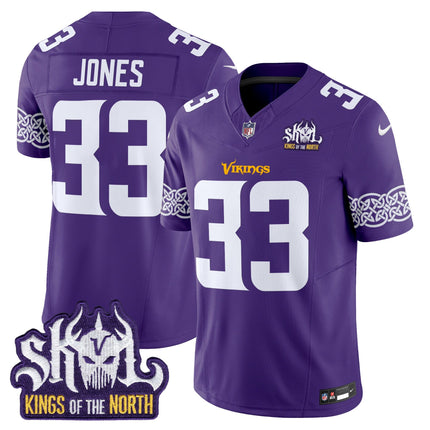 Men's Minnesota Vikings King Of The North Patch Vapor Limited Jersey V2 - All Stitched