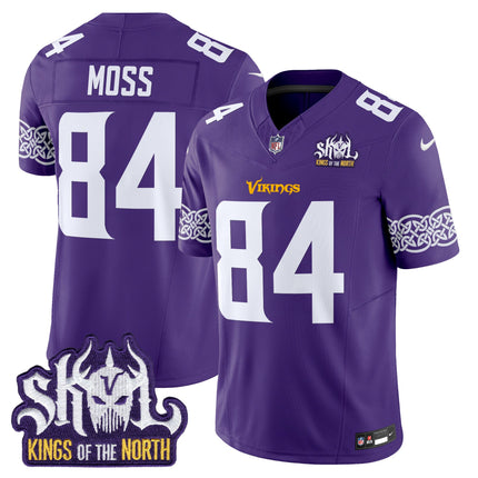 Men's Minnesota Vikings King Of The North Patch Vapor Limited Jersey V2 - All Stitched