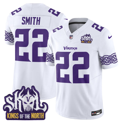 Men's Minnesota Vikings King Of The North Patch Vapor Limited Jersey V2 - All Stitched