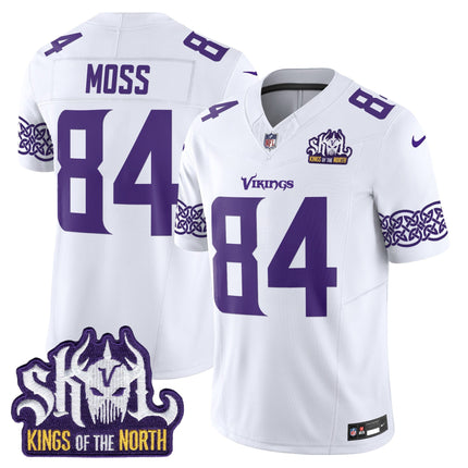 Men's Minnesota Vikings King Of The North Patch Vapor Limited Jersey V2 - All Stitched
