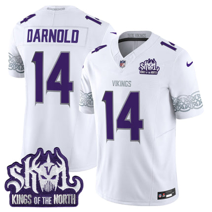 Men's Minnesota Vikings King Of The North Patch Vapor Limited Jersey V2 - All Stitched