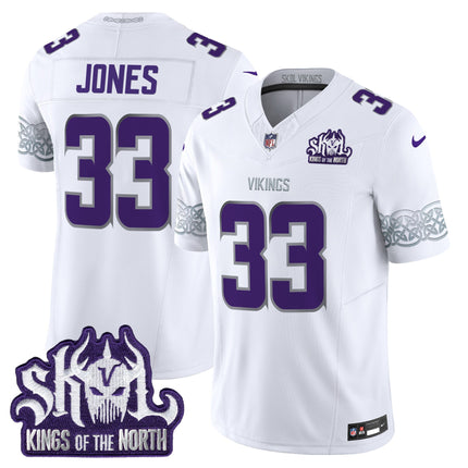 Men's Minnesota Vikings King Of The North Patch Vapor Limited Jersey V2 - All Stitched