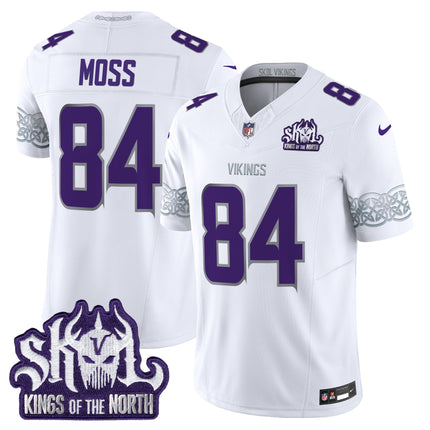 Men's Minnesota Vikings King Of The North Patch Vapor Limited Jersey V2 - All Stitched