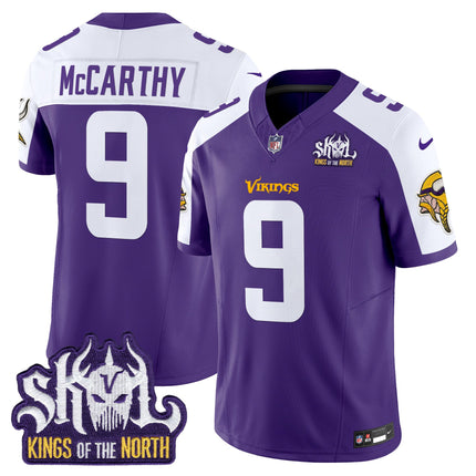 Men's Minnesota Vikings King Of The North Patch Vapor Limited Jersey V2 - All Stitched