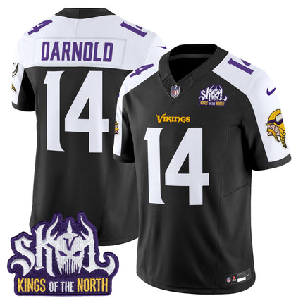 Men's Minnesota Vikings King Of The North Patch Vapor Limited Jersey V2 - All Stitched
