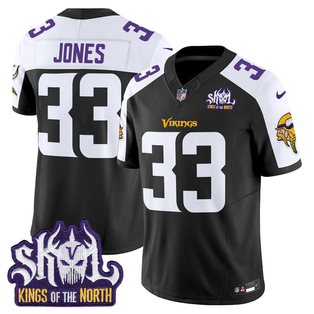 Men's Minnesota Vikings King Of The North Patch Vapor Limited Jersey V2 - All Stitched