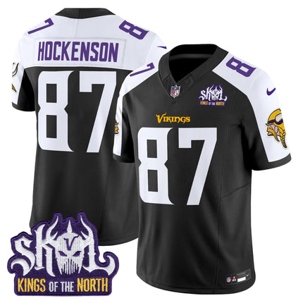 Men's Minnesota Vikings King Of The North Patch Vapor Limited Jersey V2 - All Stitched