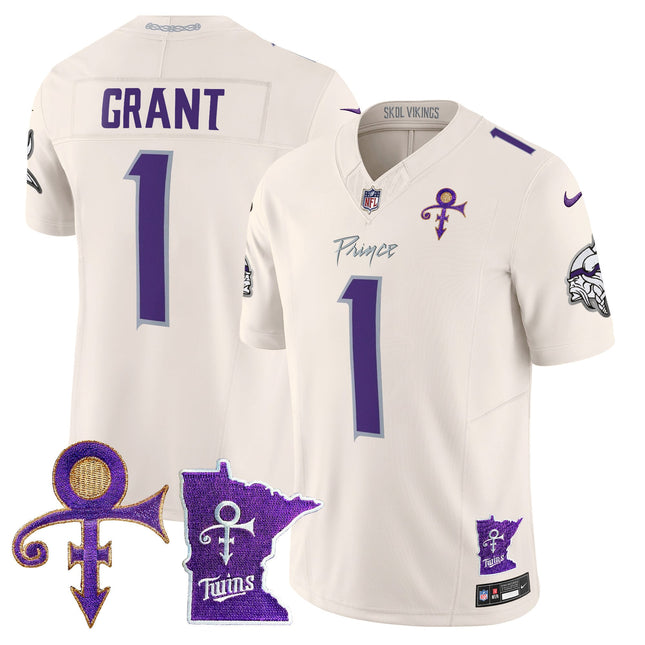 Men's Minnesota Vikings 2024 Prince Vapor Limited Jersey V2 - All Stitched