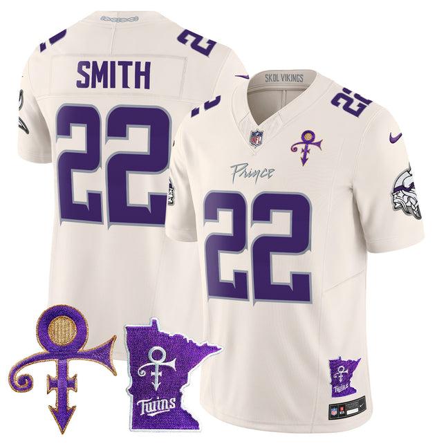 Men's Minnesota Vikings 2024 Prince Vapor Limited Jersey V2 - All Stitched