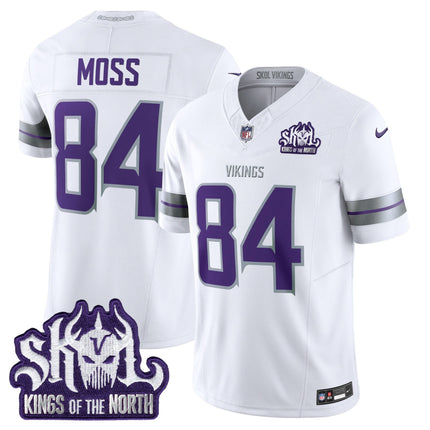 Men's Minnesota Vikings 2024 Winter Warrior Skol Patch Vapor Limited Jersey - All Stitched