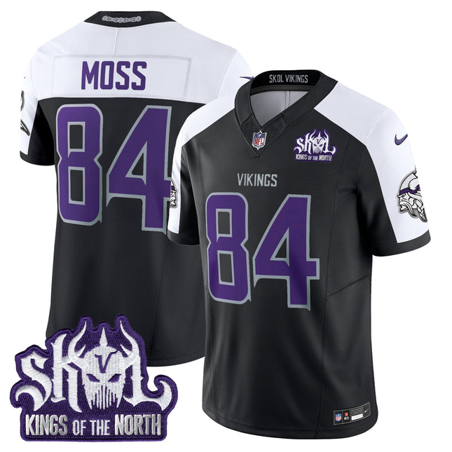 Men's Minnesota Vikings 2024 Winter Warrior Skol Patch Vapor Limited Jersey - All Stitched