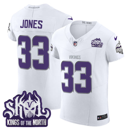 Men's Minnesota Vikings 2024 Winter Warrior Skol Patch Vapor Elite Jersey - All Stitched