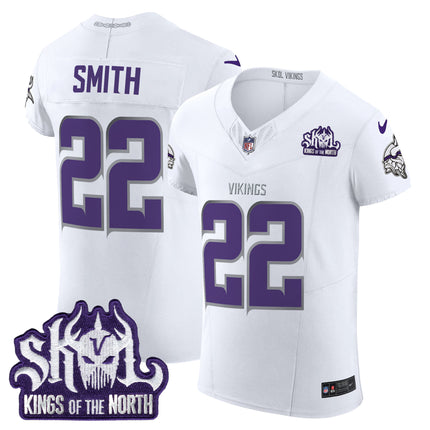 Men's Minnesota Vikings 2024 Winter Warrior Skol Patch Vapor Elite Jersey - All Stitched