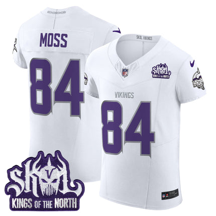 Men's Minnesota Vikings 2024 Winter Warrior Skol Patch Vapor Elite Jersey - All Stitched