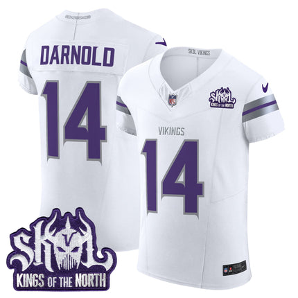 Men's Minnesota Vikings 2024 Winter Warrior Skol Patch Vapor Elite Jersey - All Stitched